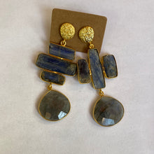 Load image into Gallery viewer, Triple kyanite with labradorite large
