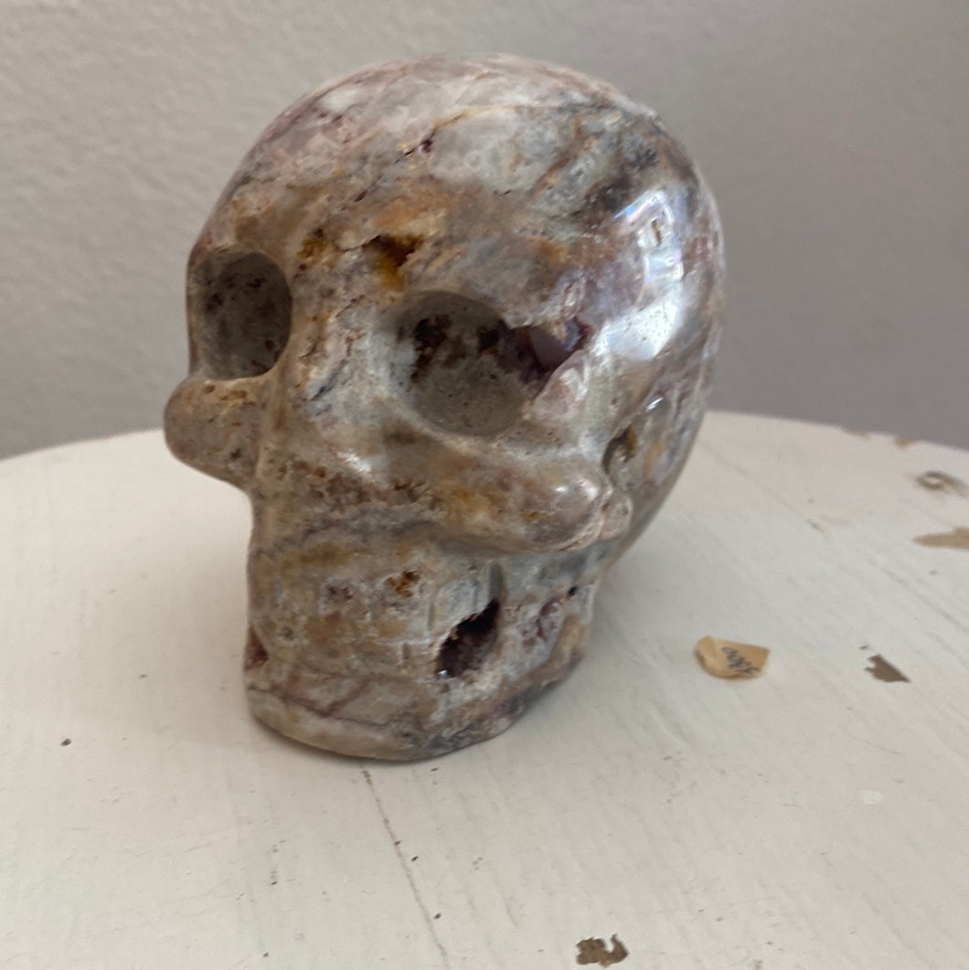 Agate skull